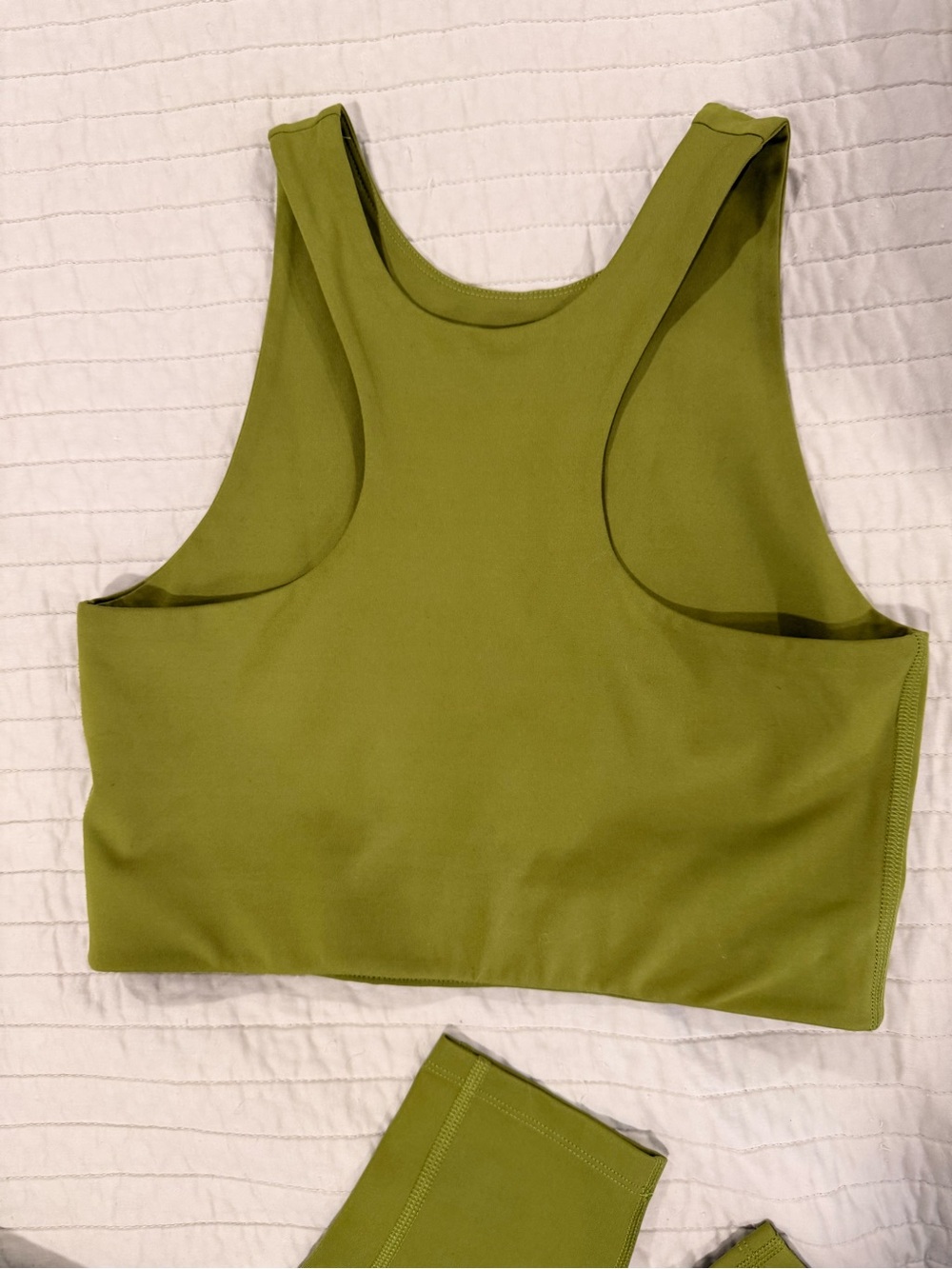 girlfriend collective Green High-Waist Pocket Legging & Dylan Tank Set - Picture 3 of 7
